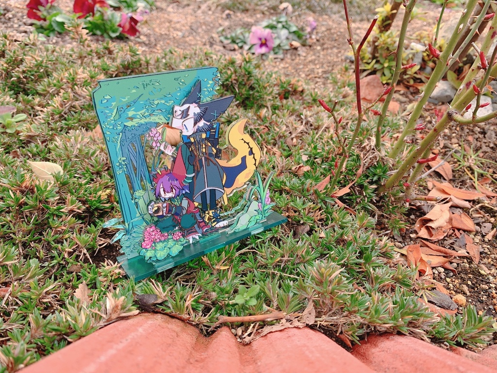 護衛と布売り/アクスタ/