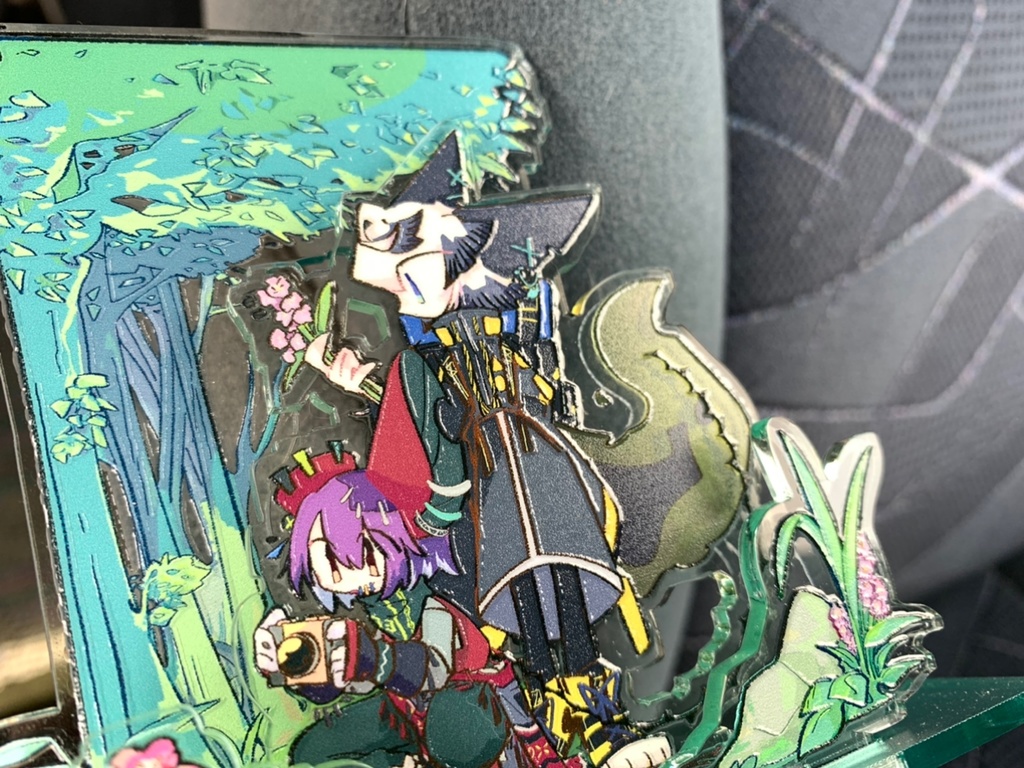 護衛と布売り/アクスタ/