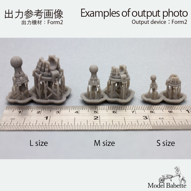 【STL-GDP3】ball joint(3種類/stl.データセット)