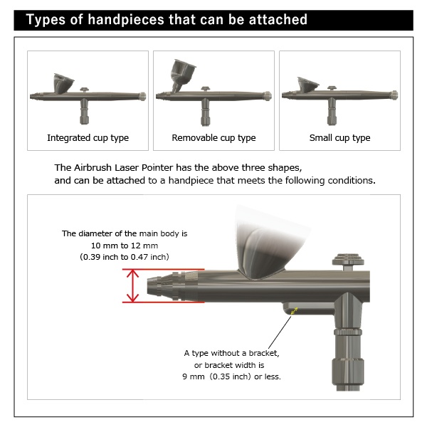 エアブラシレーザーポインター 3Dプリント用STLデータ