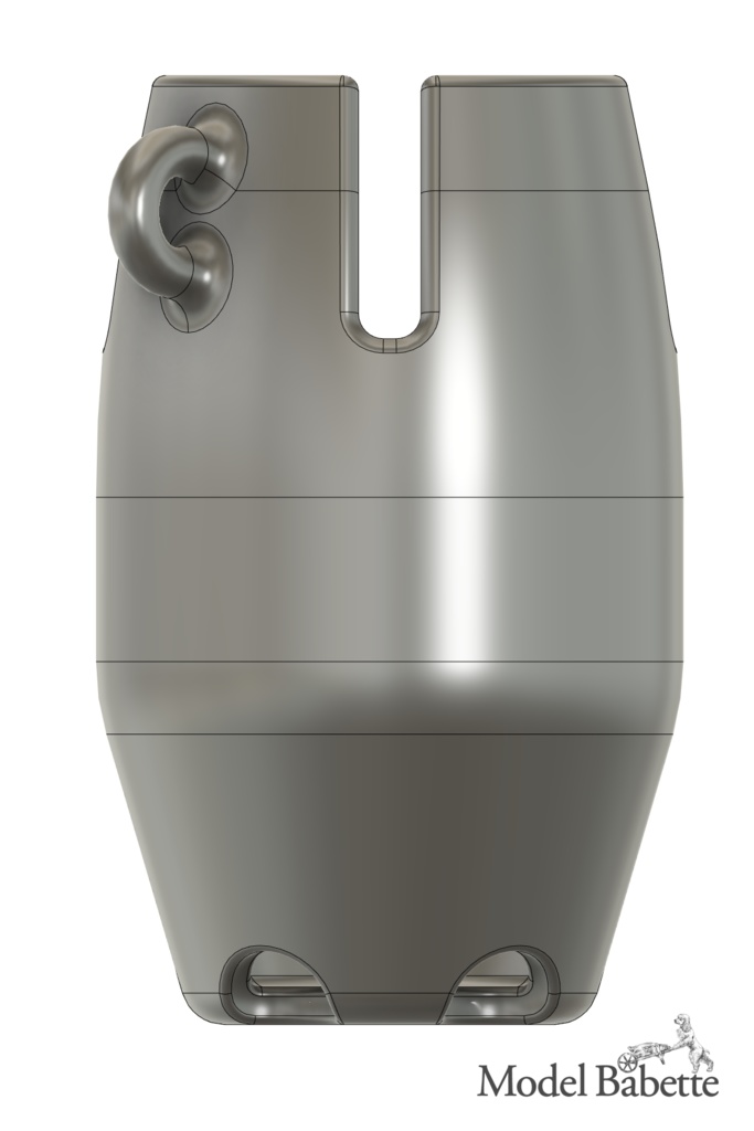 無料【3Dプリント用STLデータ】ソナーペンキャップ