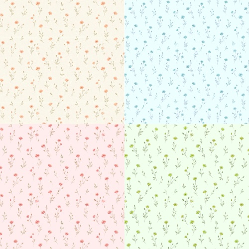 【シームレス素材】花柄デジタル素材/商用利用可/全20種