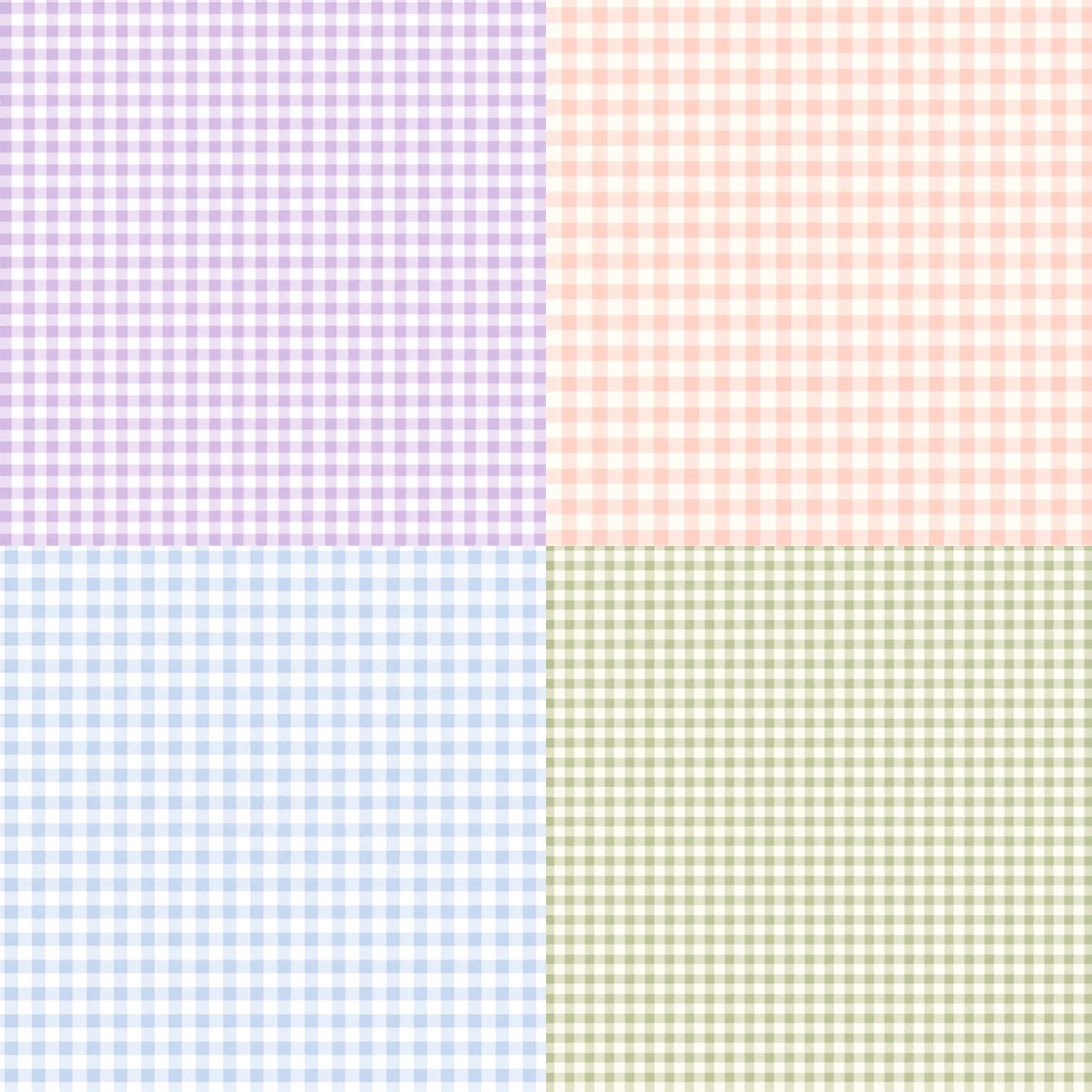 【シームレス素材】チェックデジタル素材/商用利用可/全28種
