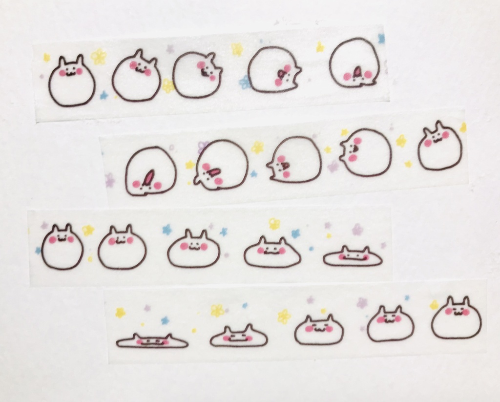【3個セット】まんまるころころ(マスキングテープ)