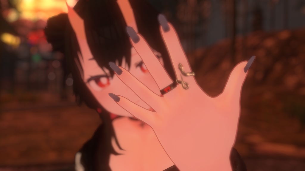 【1つから可】和風モチーフリング5点セット【パーティクル付き有】