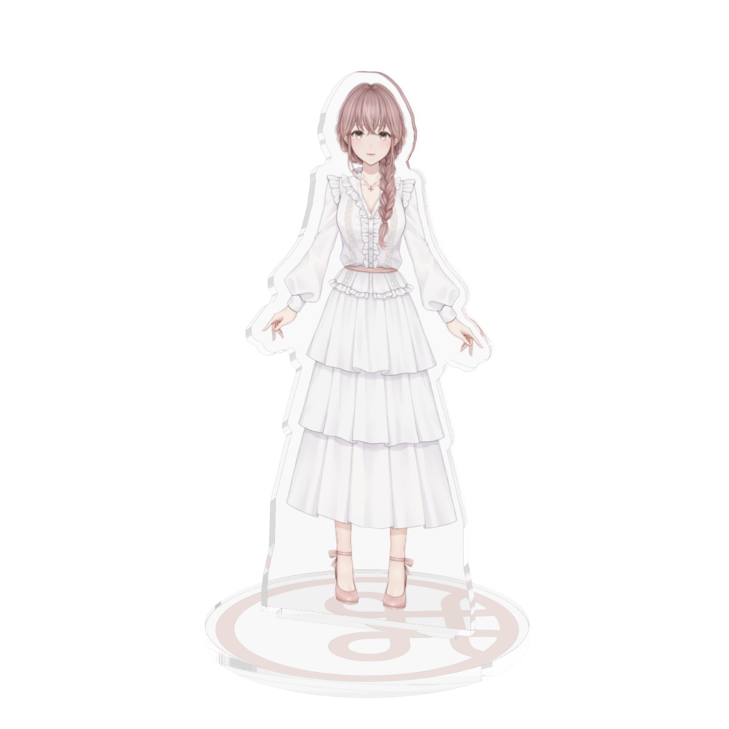 ⭐️NEW⭐️新ビジュアル中【高さ 約10㎝】　月白みるく アクリルフィギュア中【高さ 約10㎝】