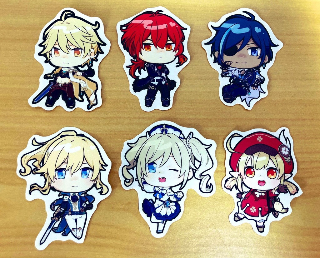 原神シールセット -モンド編- 第１弾（6種類）