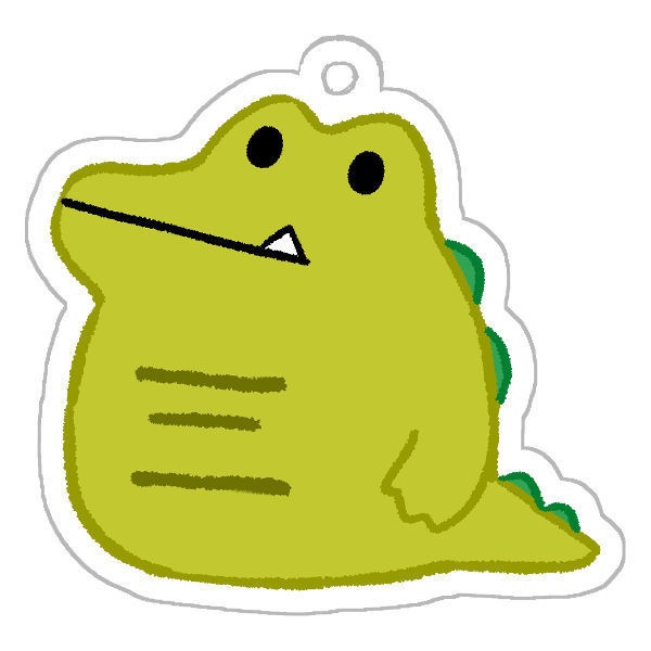 blobwani アクリルキーホルダー