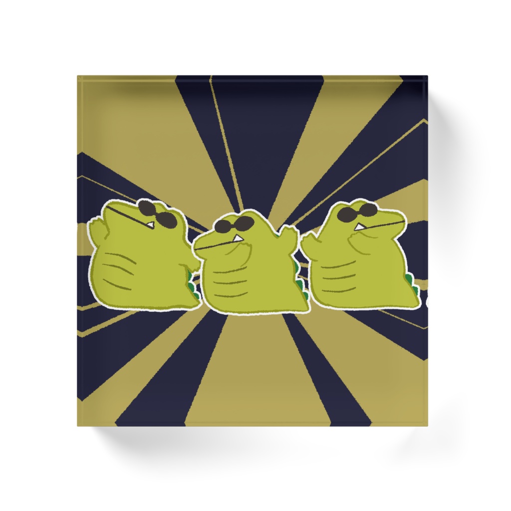 blobwani(グルービン)アクリルブロック