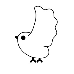 【GIFアニメ・PNG】鳥がはばたく（DL版）