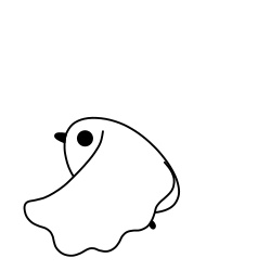 【GIFアニメ】鳥がはばたく(DL版)