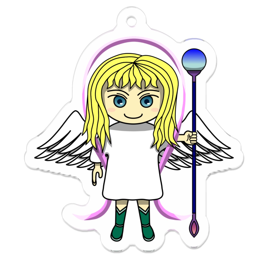 「天使」アクリルキーホルダー