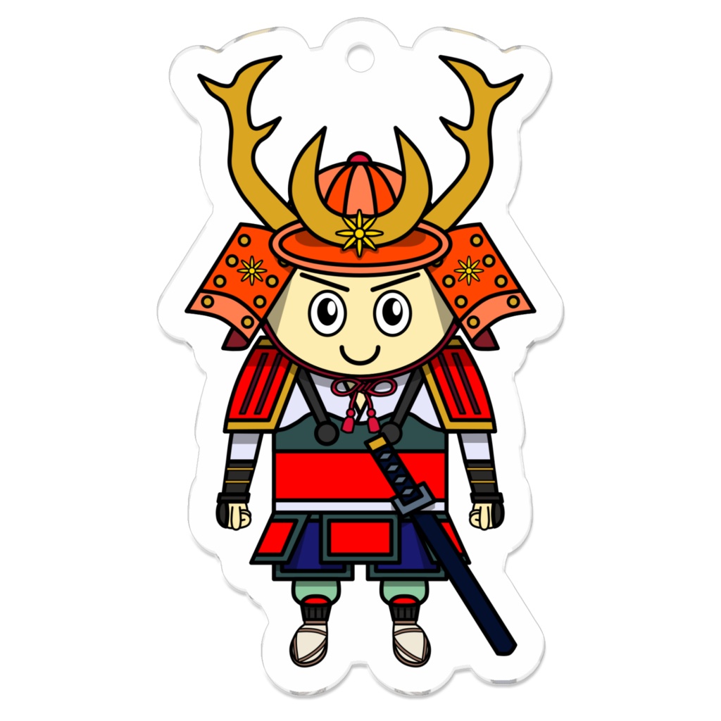 「サムライ」アクリルキーホルダー