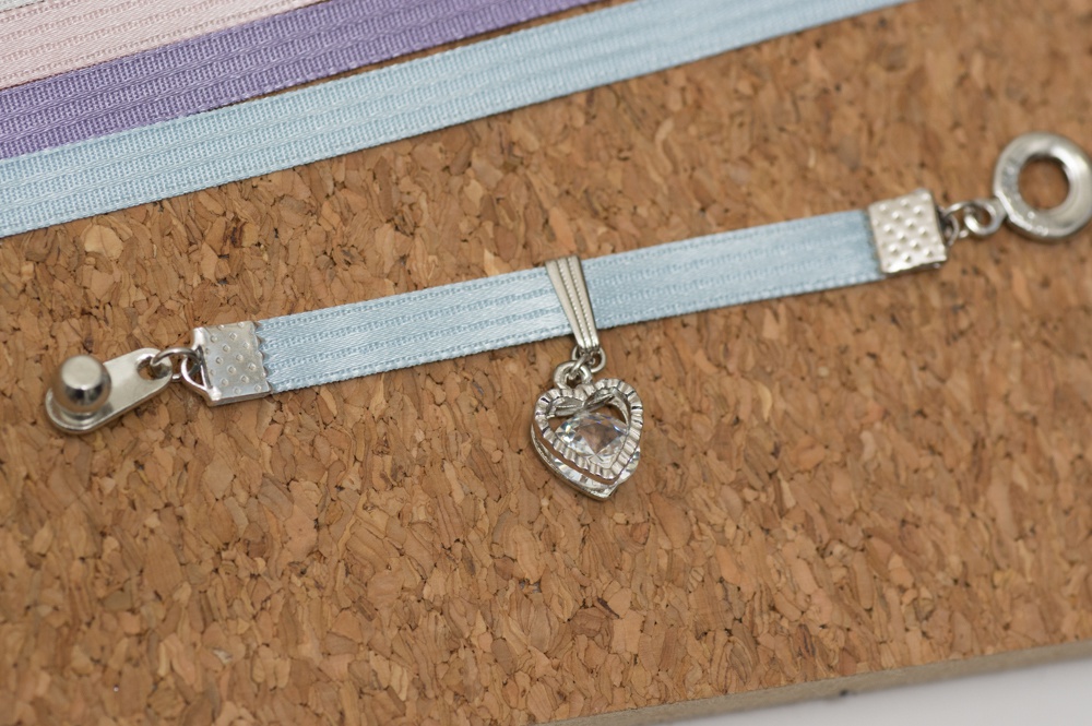 【DD/DDS】大きなハートジルコニアチャームのチョーカー