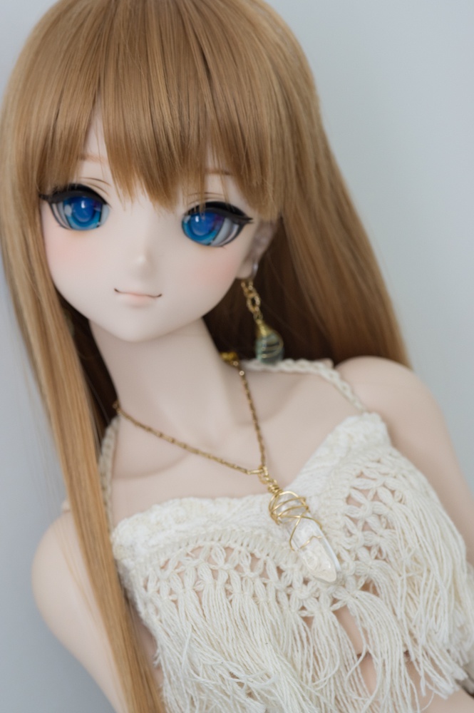 氷柱型水晶のペンダント