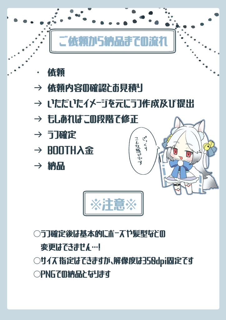 みゃ卓依頼者用立ち絵販売所