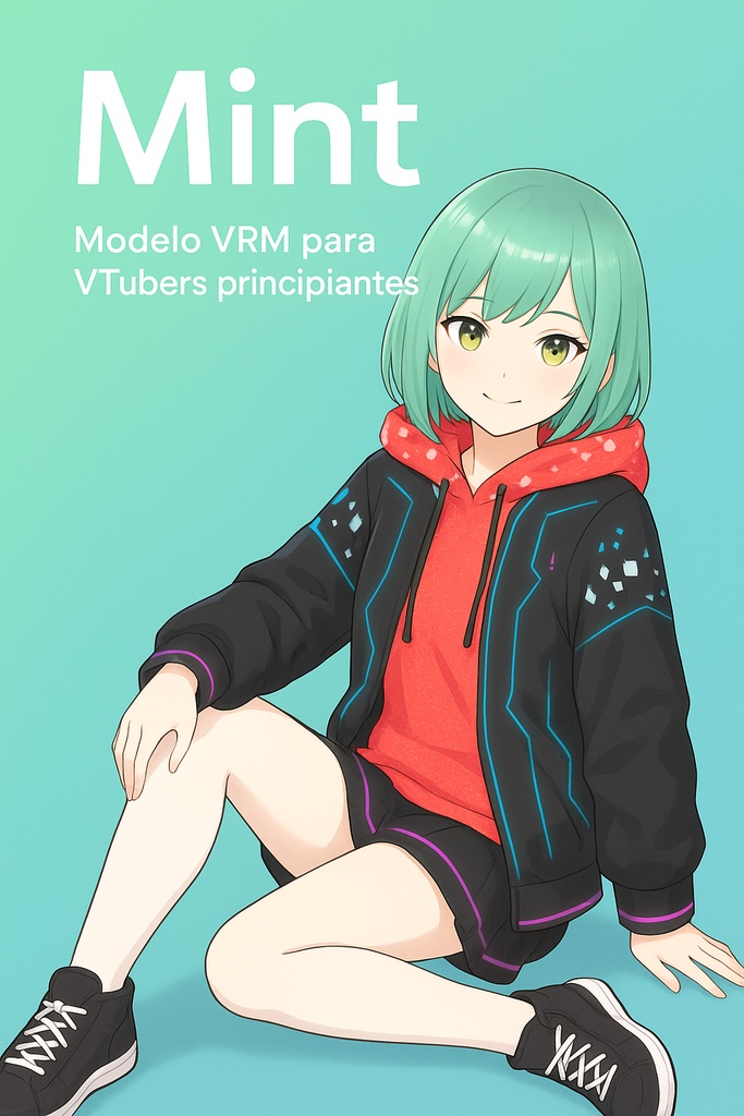 「Mint」 – VRM model for beginner VTubers