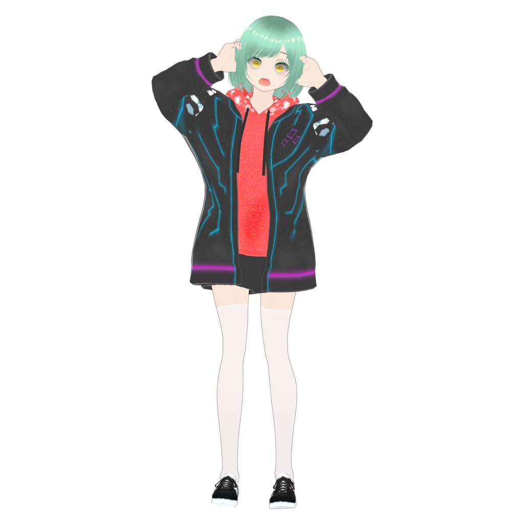 「Mint」 – VRM model for beginner VTubers