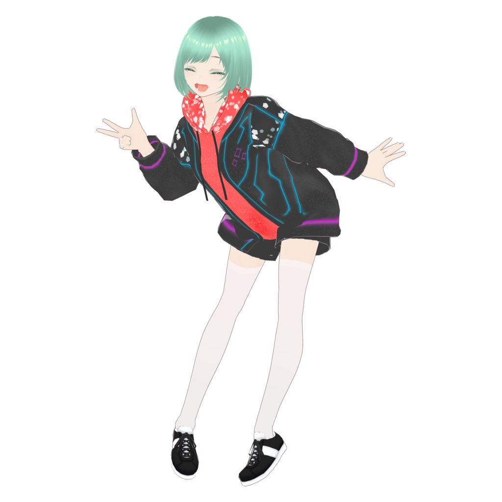 「Mint」 – VRM model for beginner VTubers