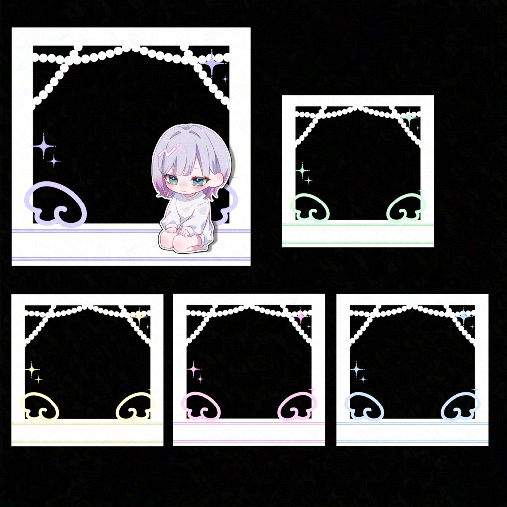 チェキ風アイコンリング