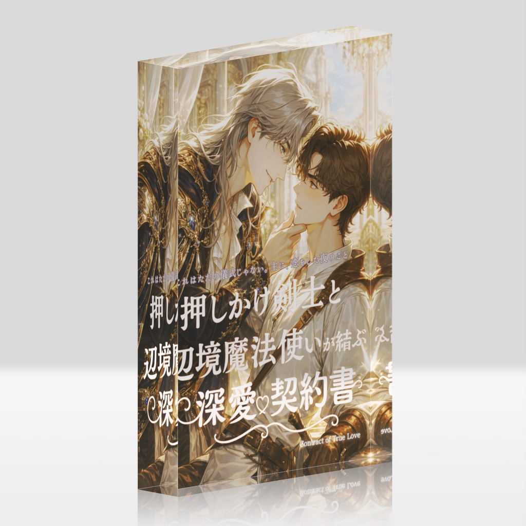押しかけ剣士と辺境魔法使いが結ぶ深愛契約書|アクリルブロック|アスラン ✕ ルル