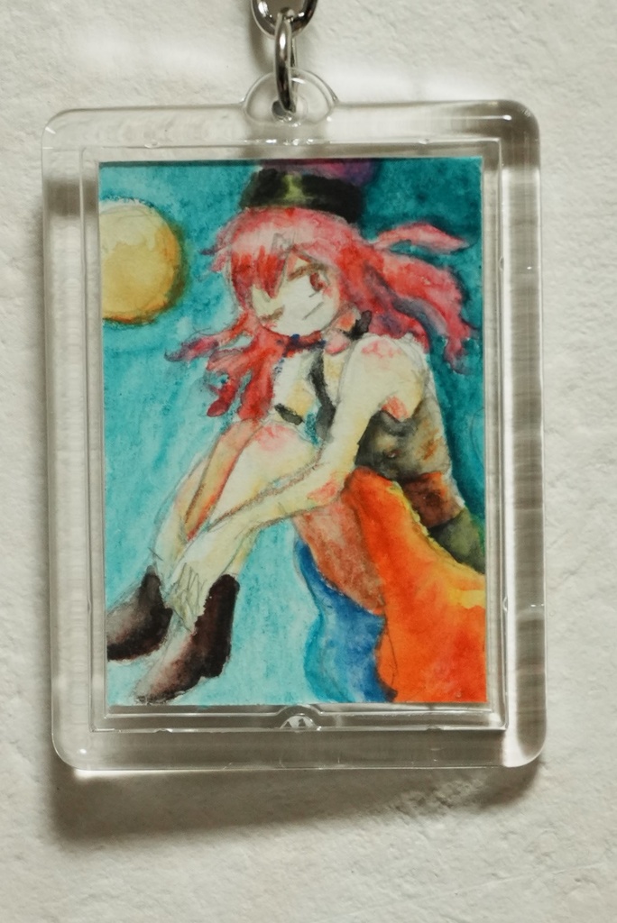 原画キーホルダー　長方形