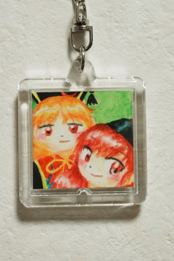 原画キーホルダー　スクエア
