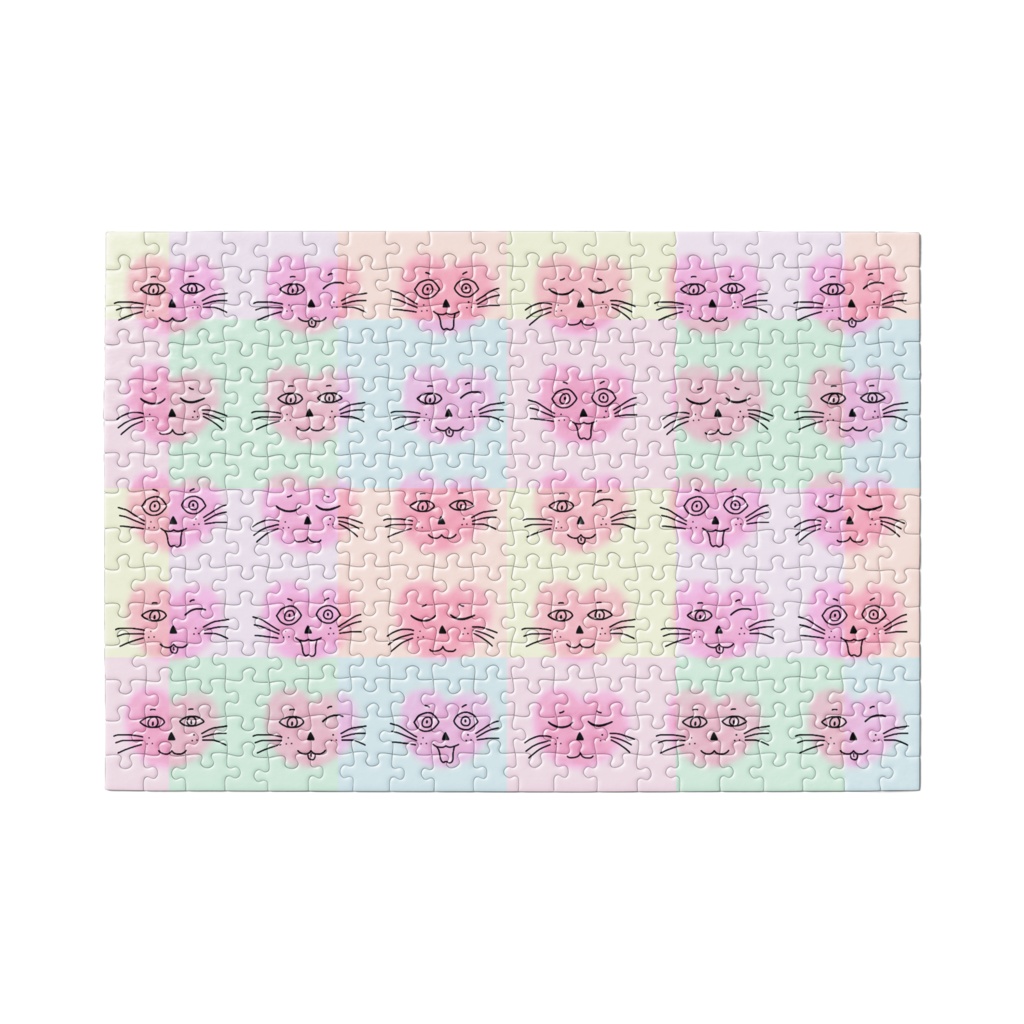 まるーいハートねこのカラフルパズル 300ピース