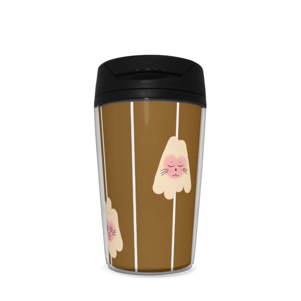 まるーいハートねこのタンブラー