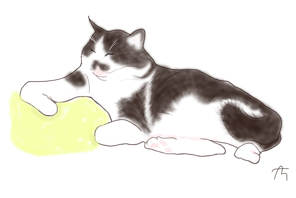 ローズくんトートバッグ sleeping cat