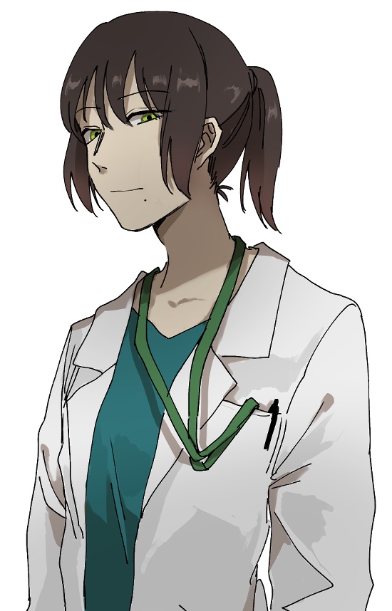 白衣の人物