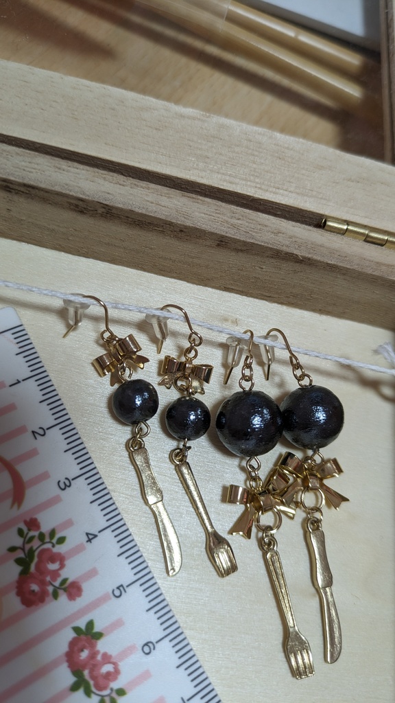 ときレスイメージ カトラリーピアス(イヤリング可) 3mj or xip 大or小