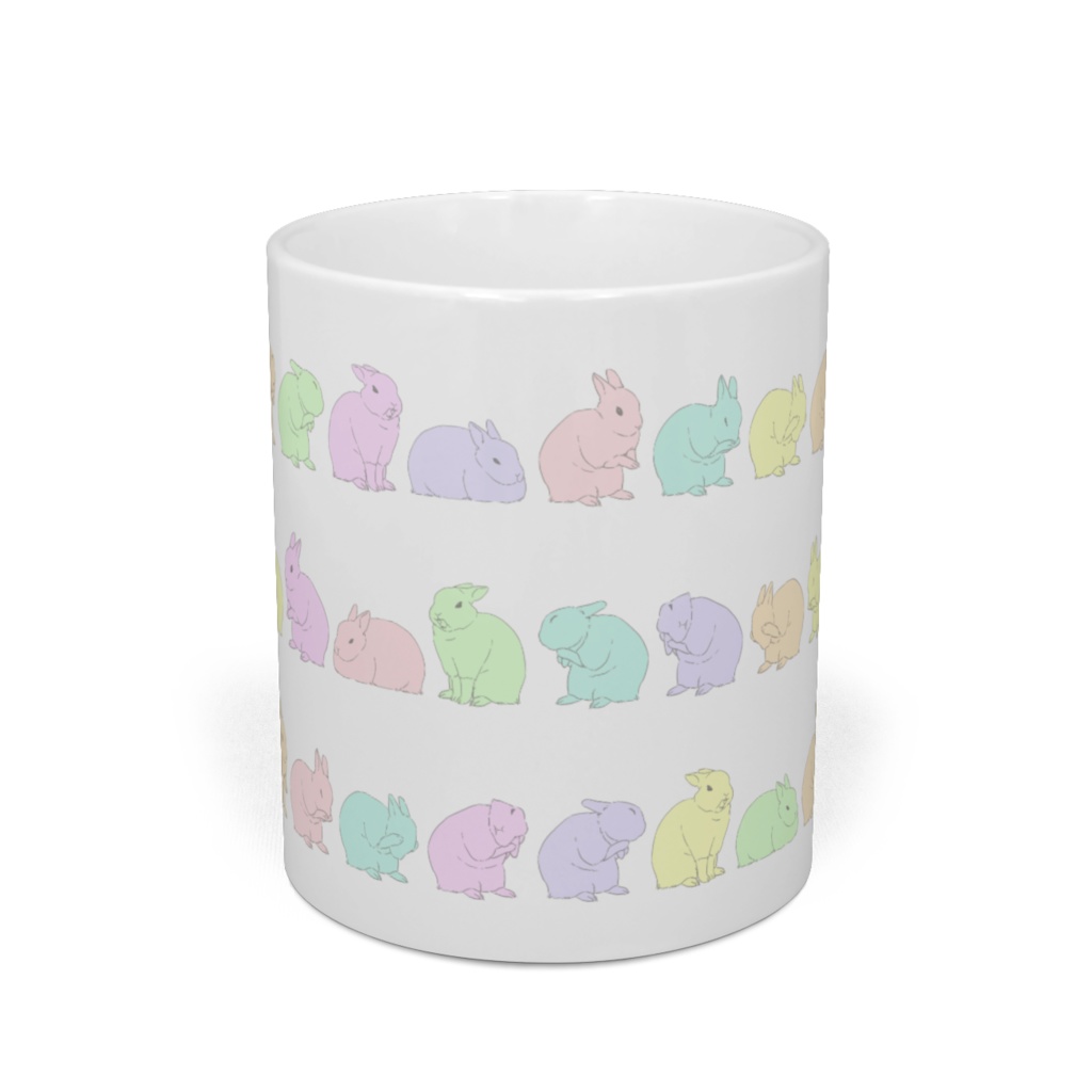 くしくしうさぎのマグカップ