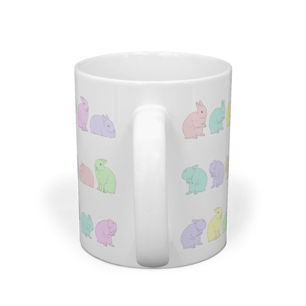 くしくしうさぎのマグカップ