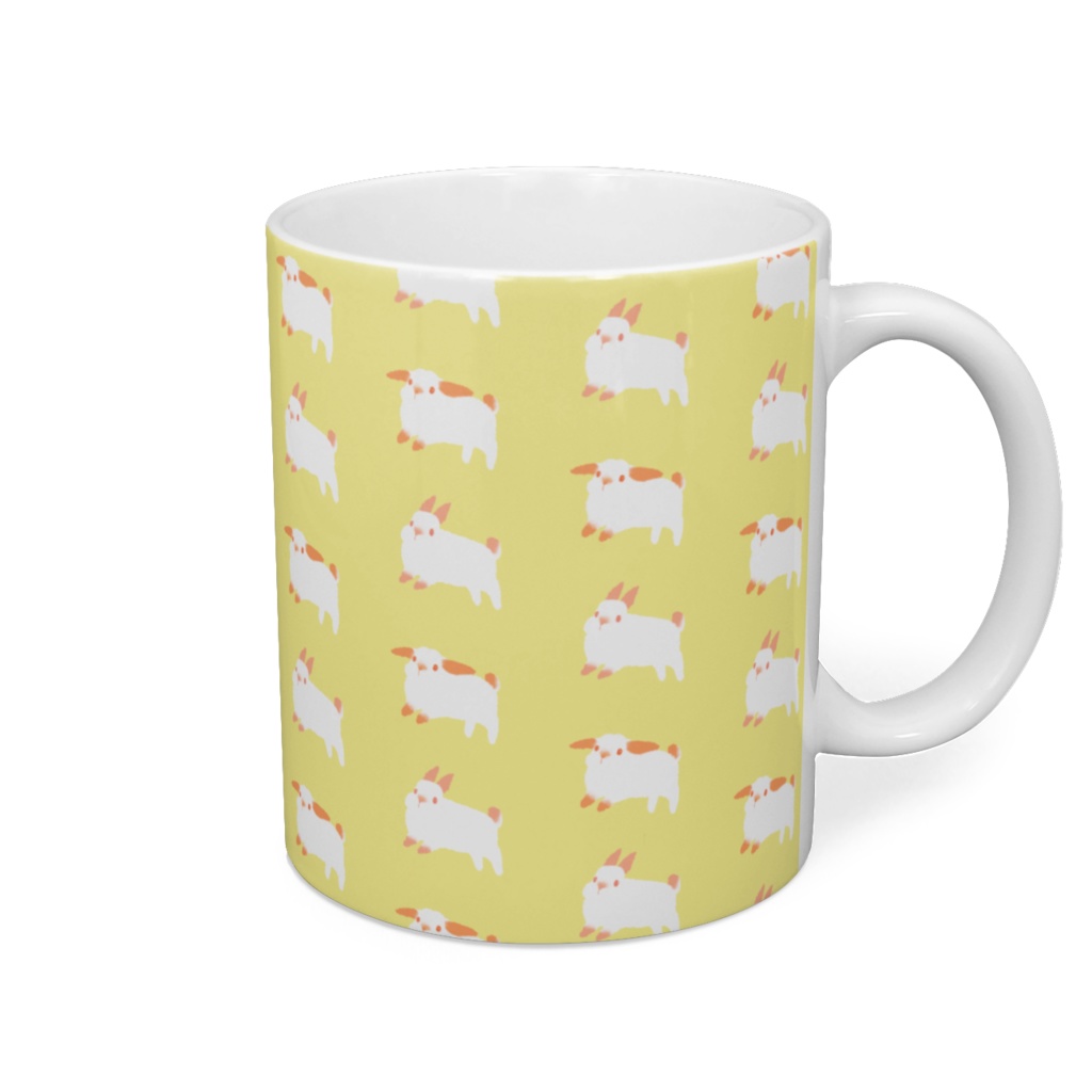 ぴょんぴょんうさぎのマグカップ