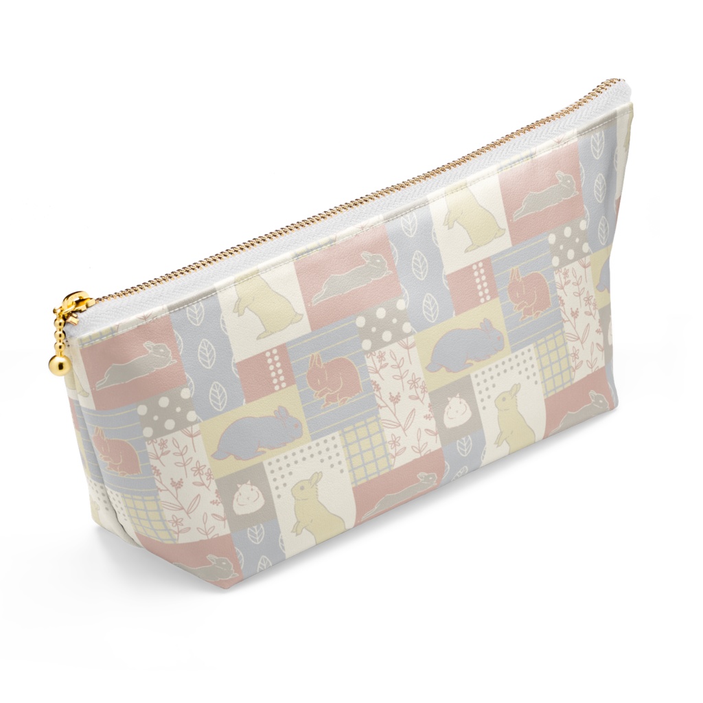 パッチワークラビットのポーチ