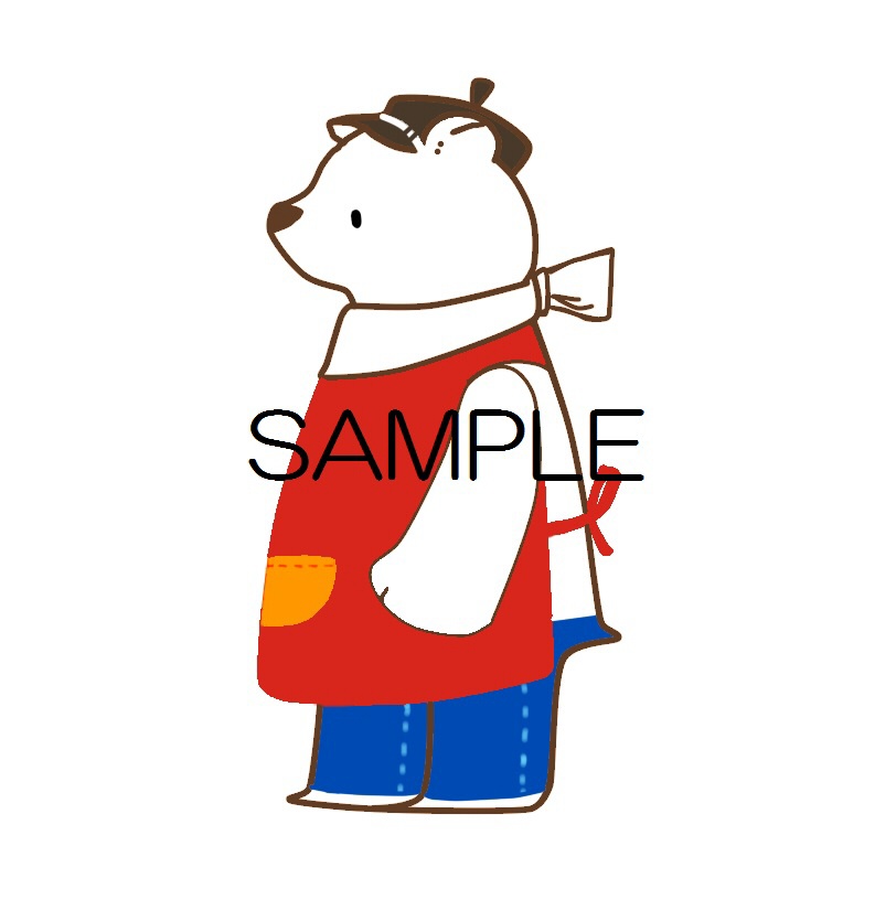 シロクマアクリルキーホルダー
