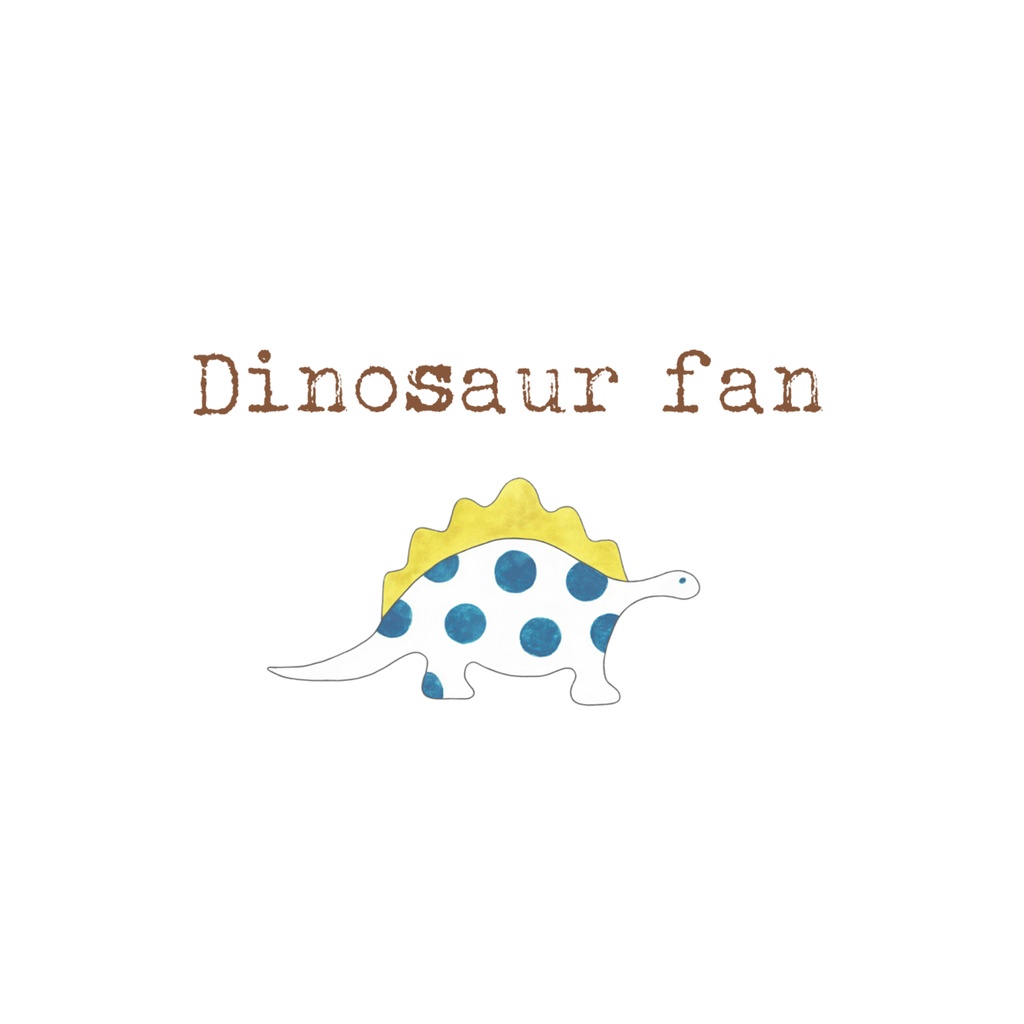 恐竜Fan-デザインA