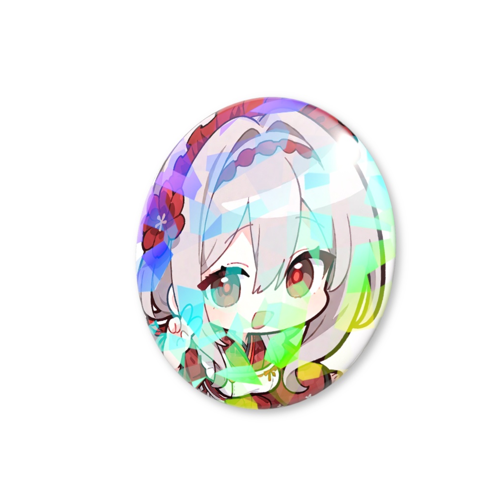 紅蓮【和メイド(SD)】 - ホログラム缶バッジ