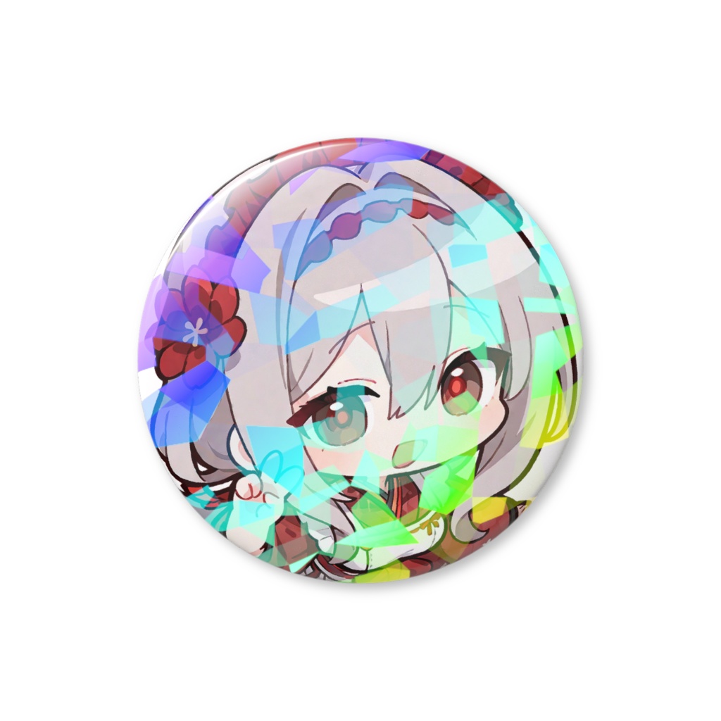 紅蓮【和メイド(SD)】 - ホログラム缶バッジ