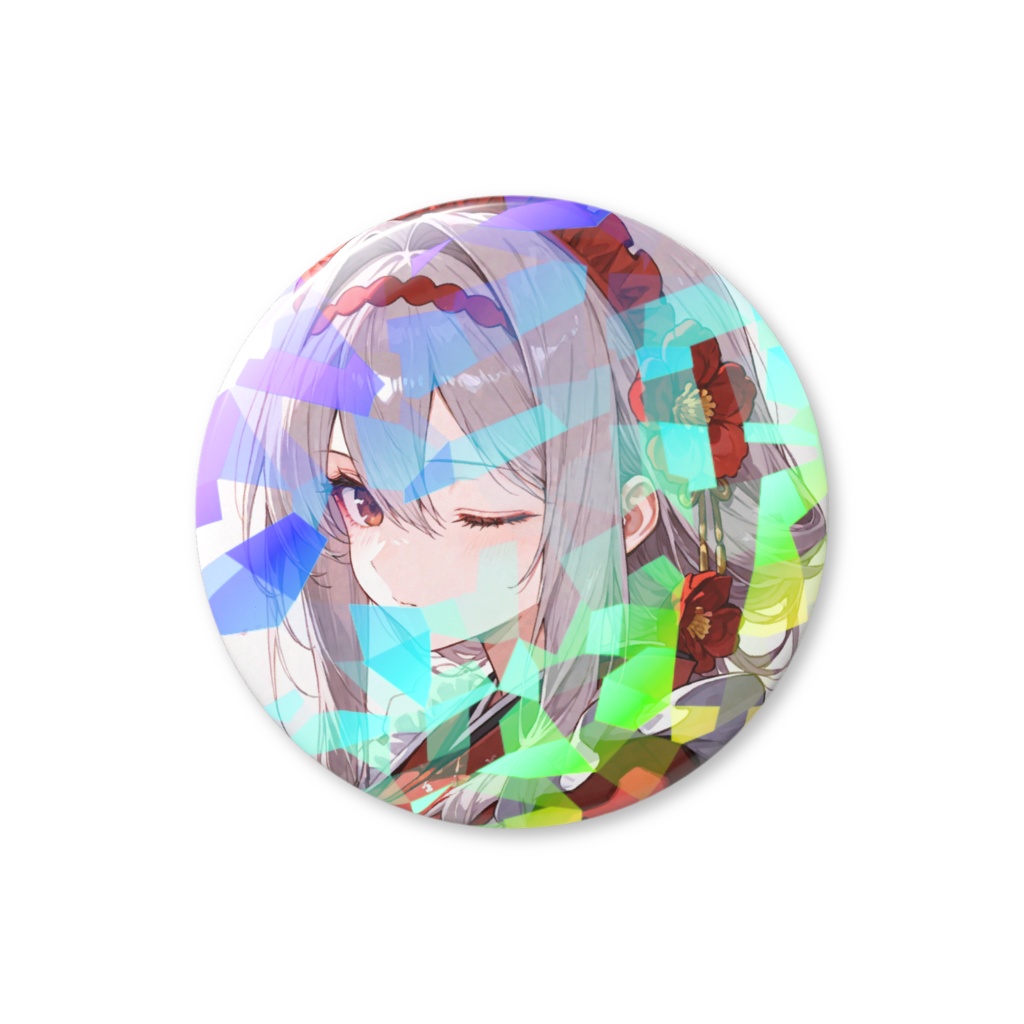 紅蓮【和メイド】 - ホログラム缶バッジ