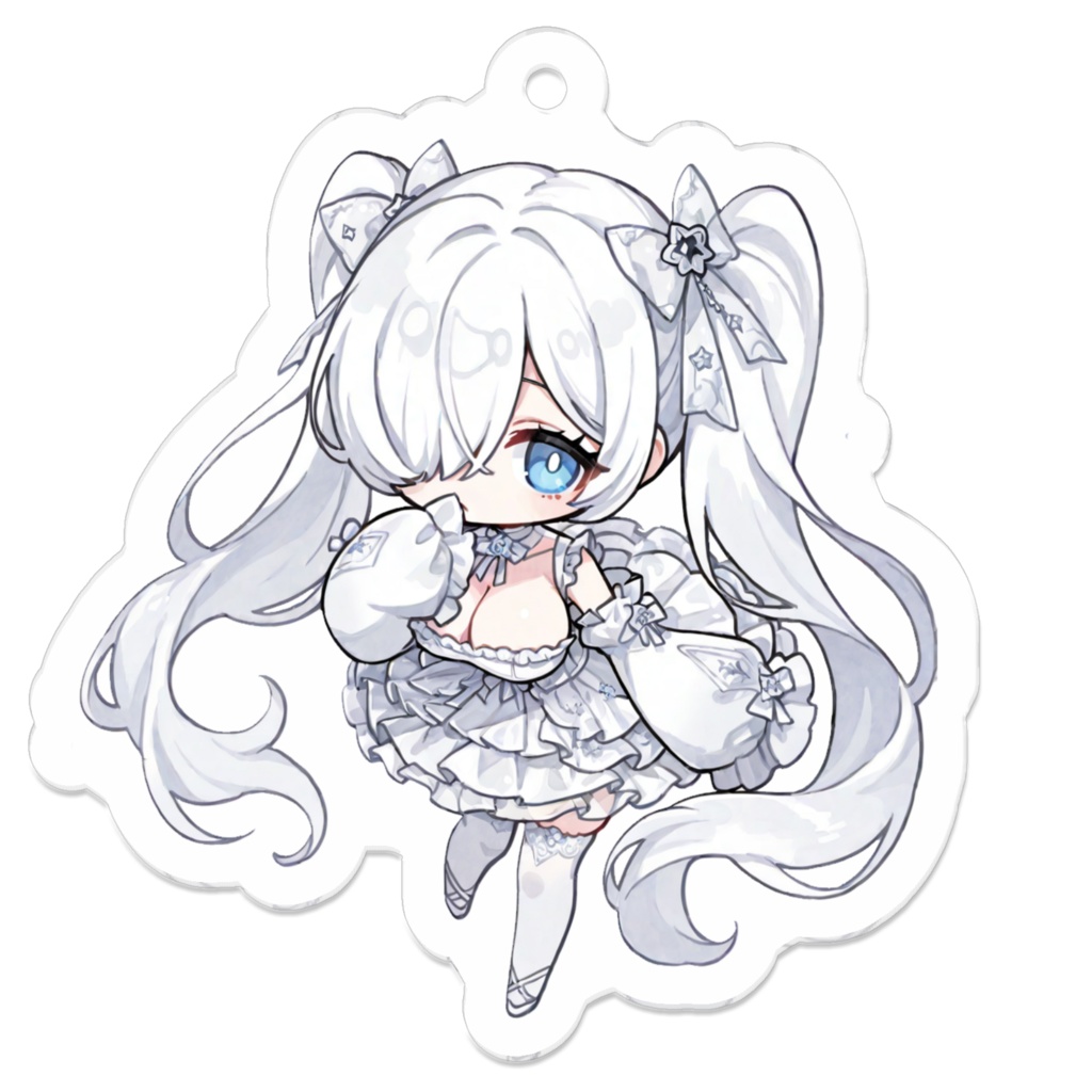 シンデレラ【白ドレス(SD)】 - アクリルキーホルダー