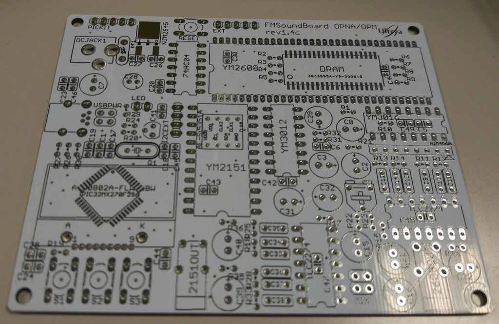  YM2151/YM2608 4759Player 基板(白基板-rev1.4C)