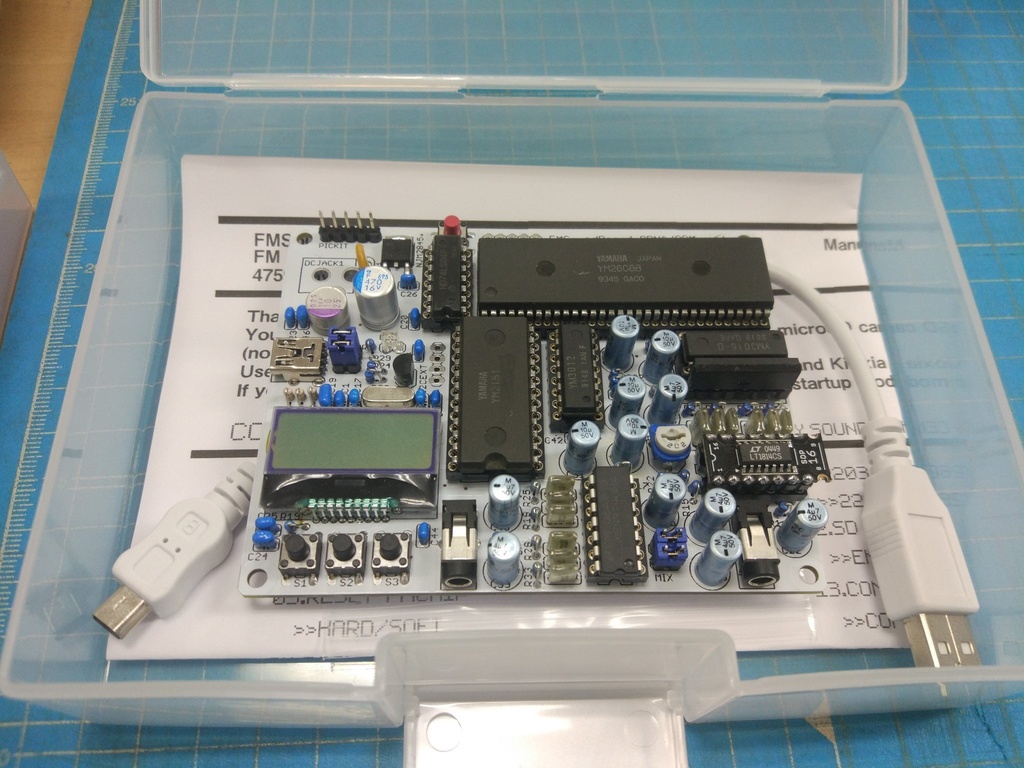 【完成品】4759Player(YM2151+YM2608)　専用ケース付き