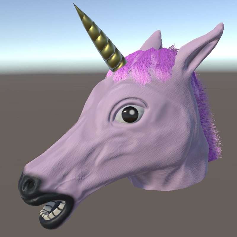 馬の被り物3Dモデル【バリエーション5種セット】