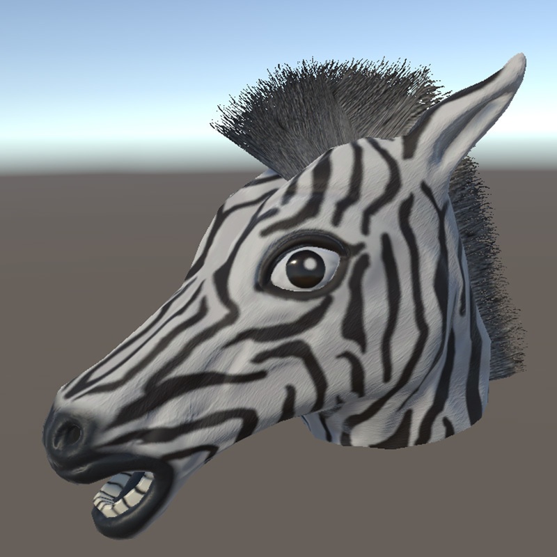 馬の被り物3Dモデル【バリエーション5種セット】