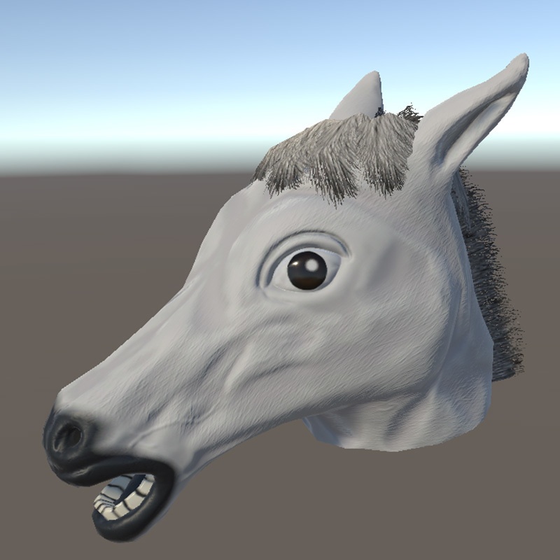 馬の被り物3Dモデル【バリエーション5種セット】