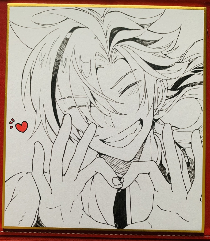 鯖ミニ色紙(ファンサ)