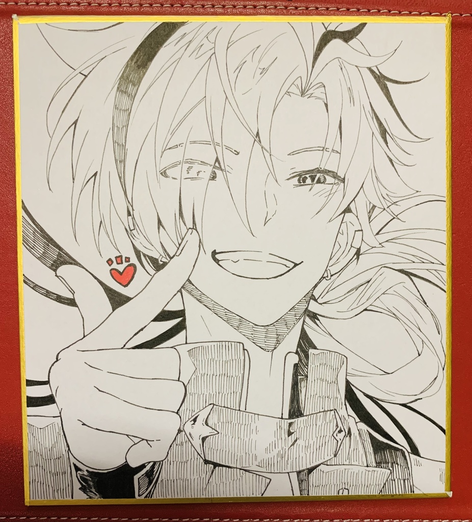 鯖ミニ色紙(ファンサ)