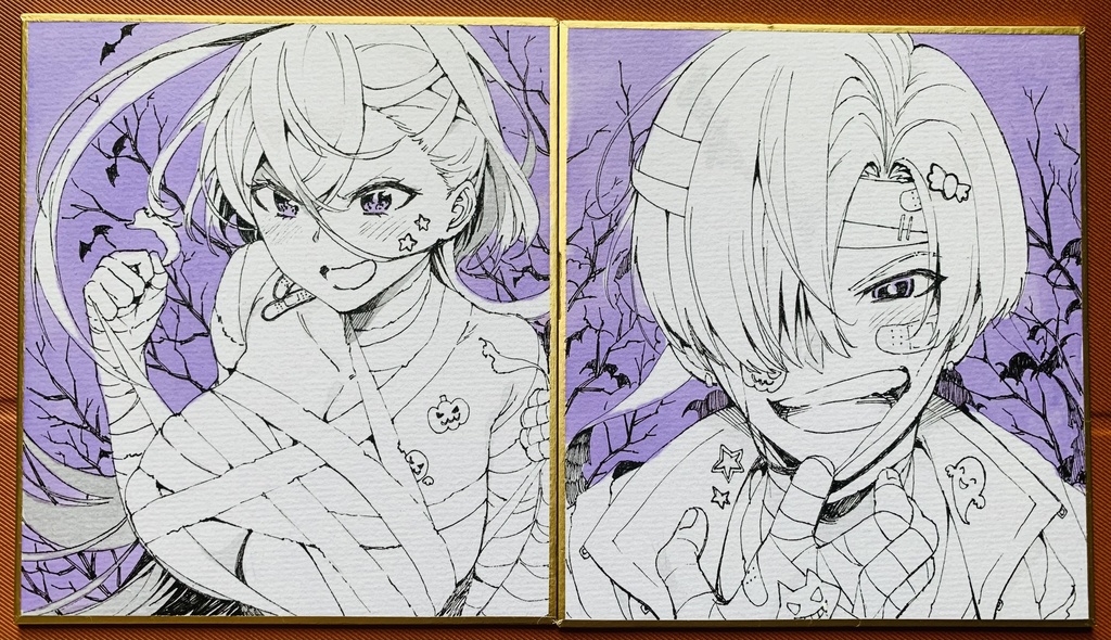 鯖ミニ色紙